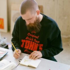 John's Pizza "No Slices" Crewneck 12 John's Pizza "No Slices" Crewneck -Modern Outfit Shop 000117810001