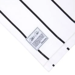 Arthur Ashe 1975 Women's Tennis Polo -Modern Outfit Shop 08 AUG ARTHUR ASHE W POLO WHITE STRIPE D3