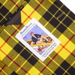 Men's MacLeod Tartan Jacket -Modern Outfit Shop 09 SEP RB BLAZER YELLOW D2