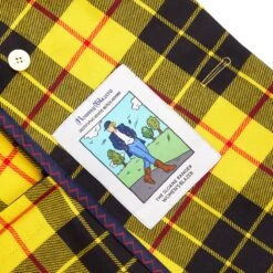 Women's MacLeod Tartan Diana Jacket -Modern Outfit Shop 09 SEP RB W BLAZER YELLOW D3