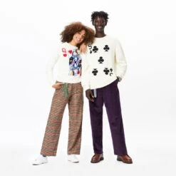 Five Of Clubs Playing Card Knitted Sweater 9 Five Of Clubs Playing Card Knitted Sweater -Modern Outfit Shop 1500 0073 OLIVIA HELLA LOOK 1 0002 1