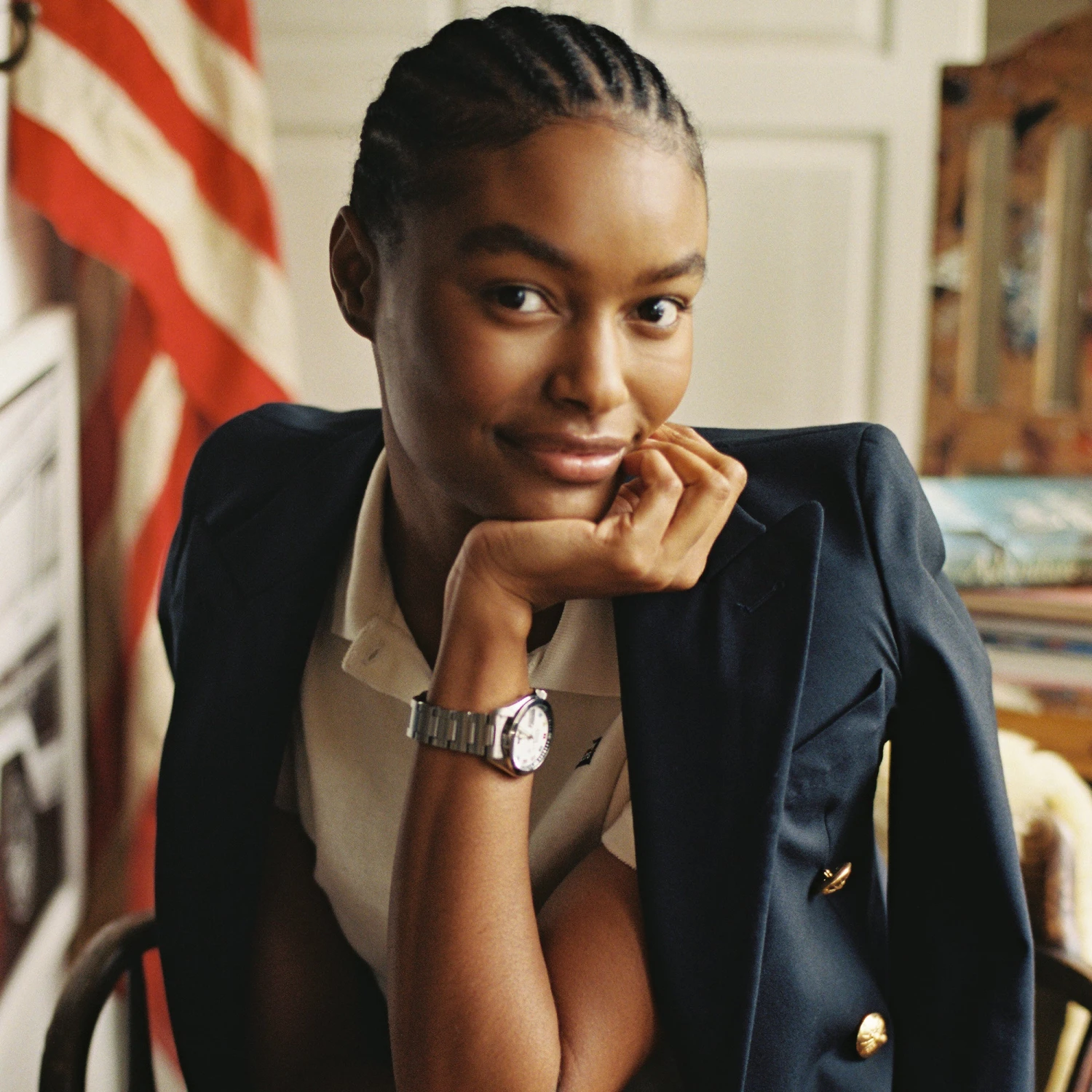 Women's Navy Diana Blazer 13 Women's Navy Diana Blazer - Image 11