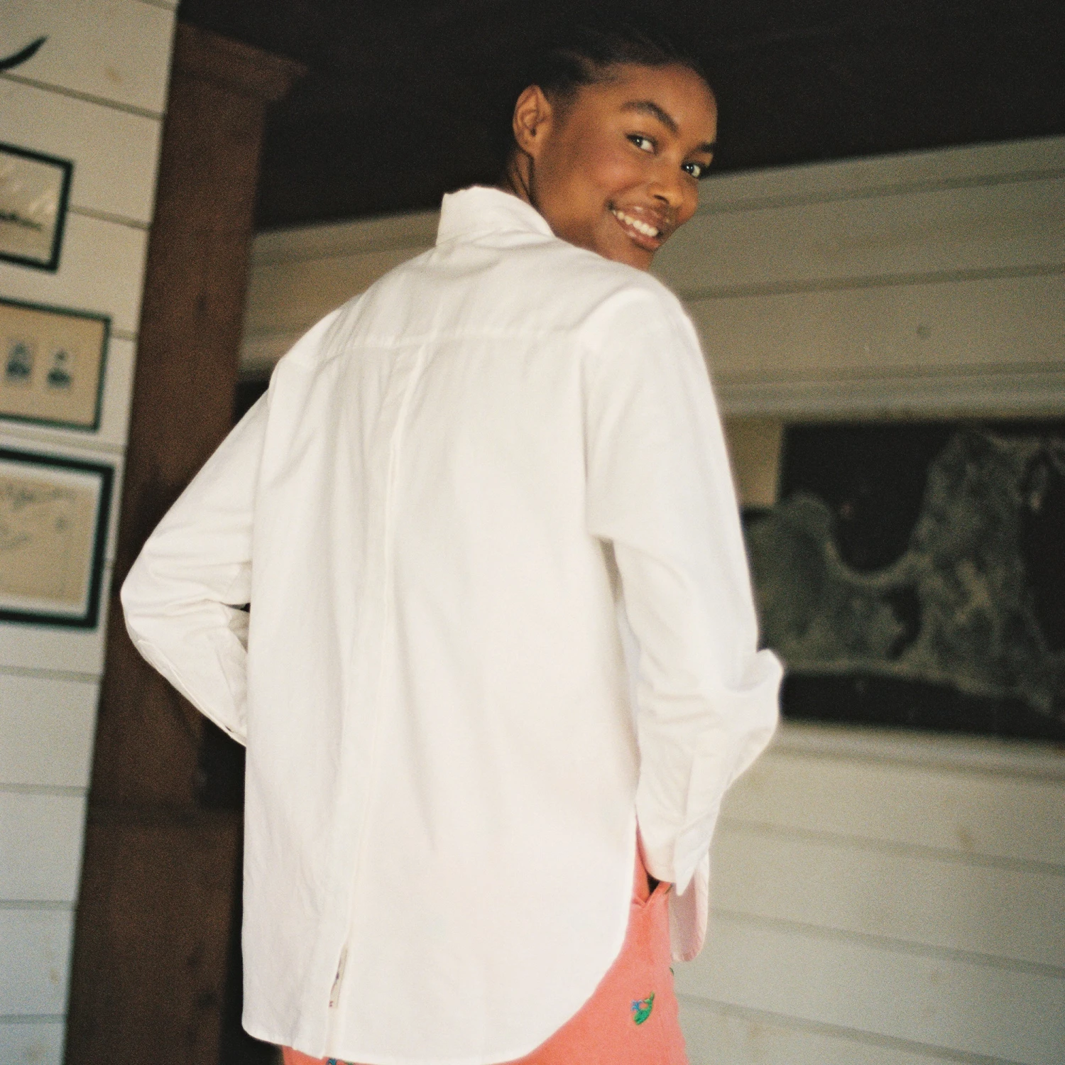 Caroline Back-Button Oxford Shirt 9 Caroline Back-Button Oxford Shirt - Image 7