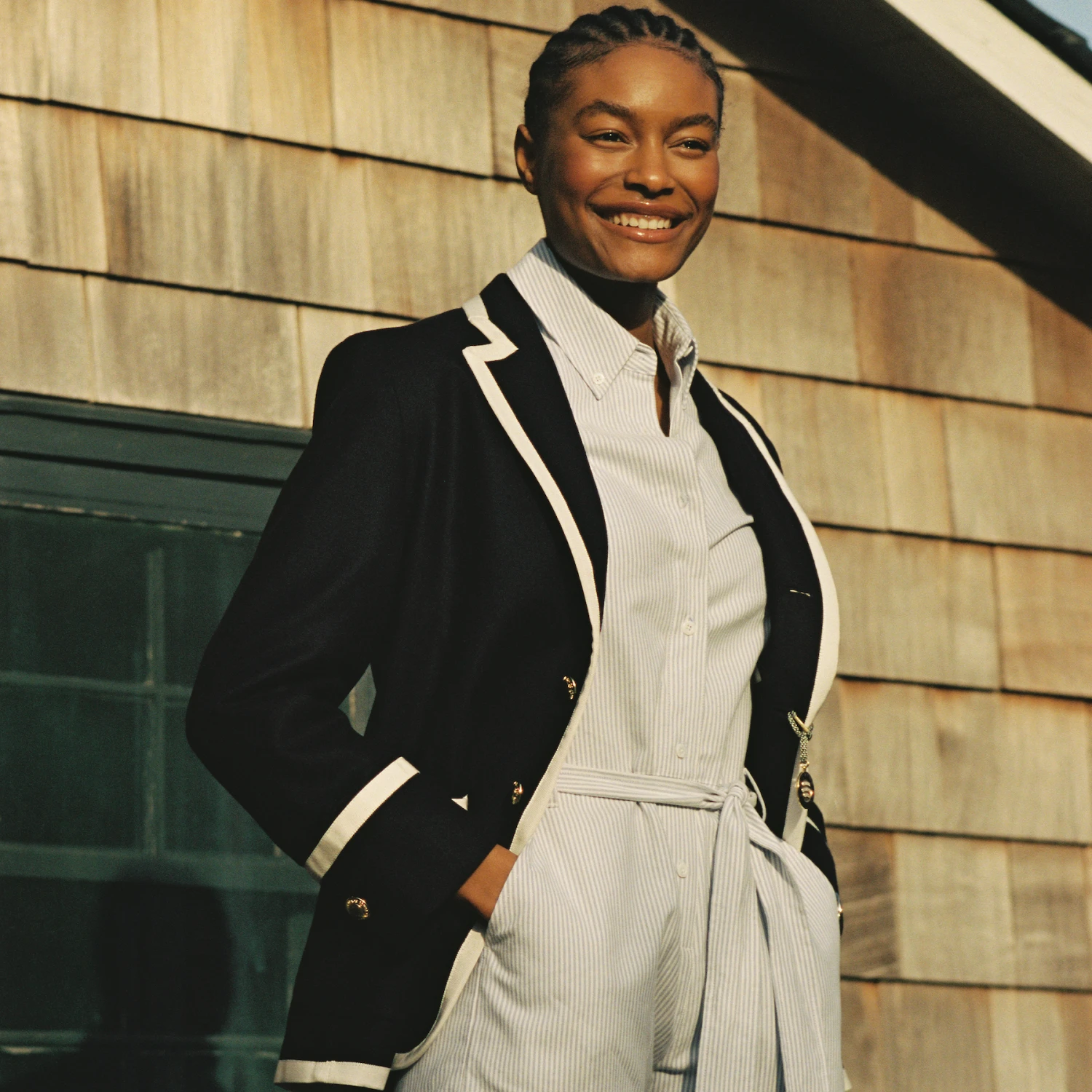 Caroline Oxford Romper 5 Caroline Oxford Romper - Image 3