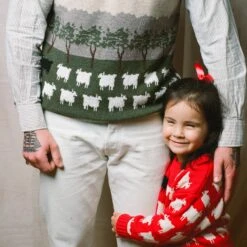 Warm & Wonderful Scenic Sheep Vest -Modern Outfit Shop 59980008