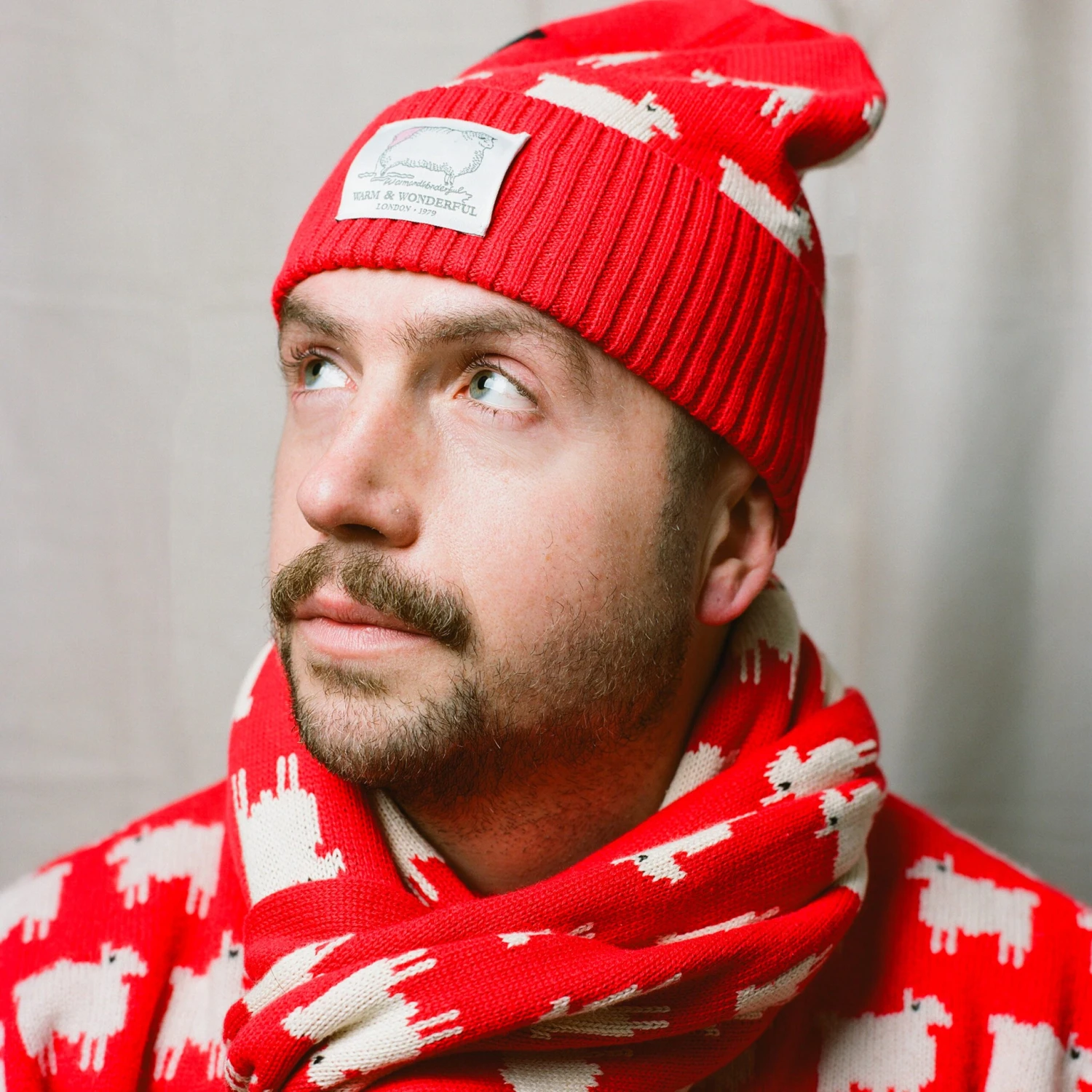 Warm & Wonderful Cotton Sheep Scarf 6 Warm & Wonderful Cotton Sheep Scarf - Image 4