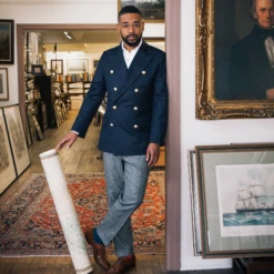 The "Prince Charlie" 8x3 Double-Breasted Blazer 34 The "Prince Charlie" 8x3 Double-Breasted Blazer -Modern Outfit Shop 6 cb7c84a1 3e7a 4b76 8883 be46670885a1