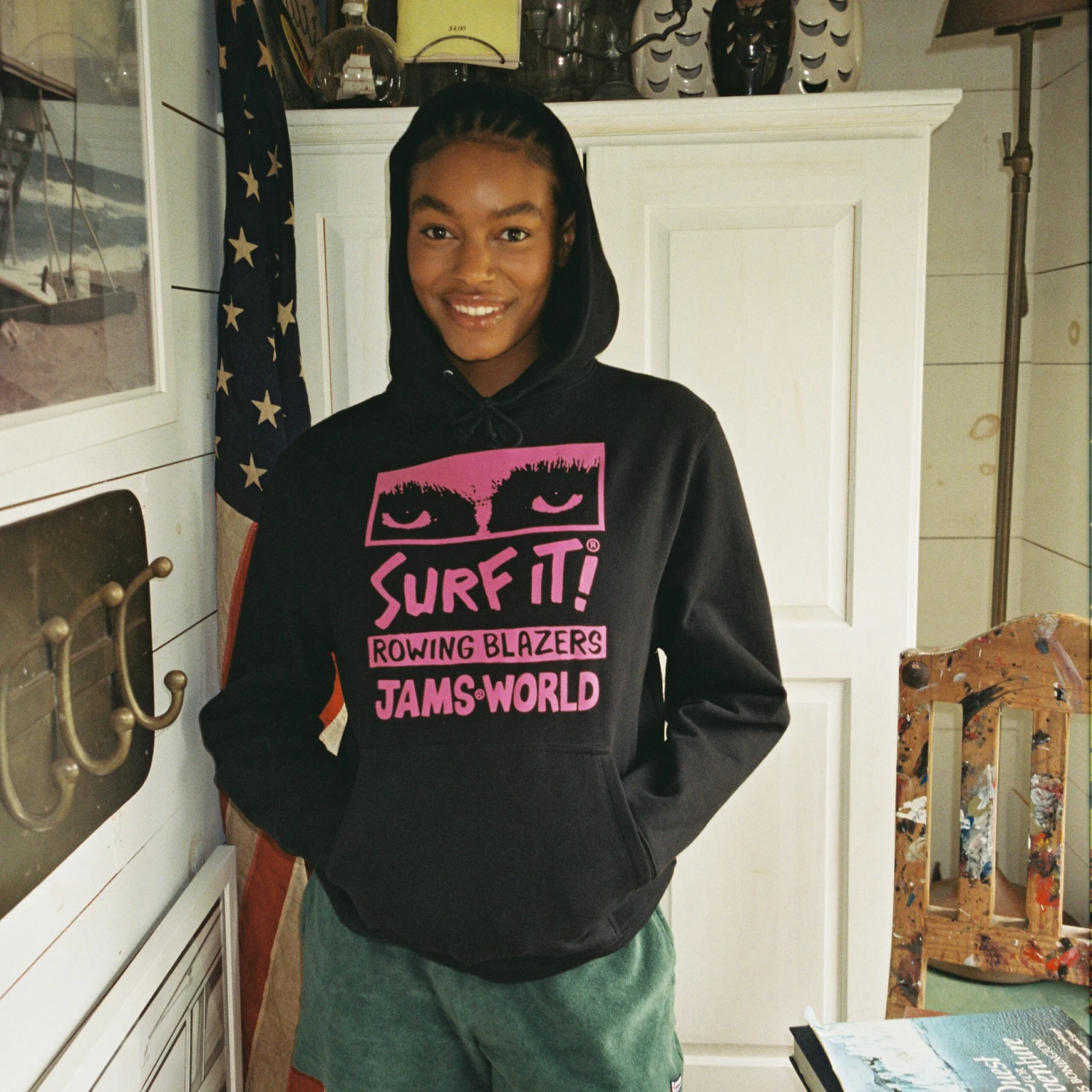 Rowing Blazers X Jams World "Surf It!" Hoodie 8 Rowing Blazers X Jams World "Surf It!" Hoodie - Image 6