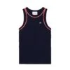 Arthur Ashe Women’s Tennis Shirt 1 Arthur Ashe Women’s Tennis Shirt -Modern Outfit Shop AA W TANK NAVY FRONT