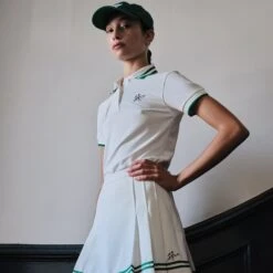 Arthur Ashe Women’s Performance Piqué Tipped Polo -Modern Outfit Shop DSCF5050