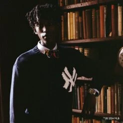 Rowing Blazers X '47 Solid Yankees Sweater -Modern Outfit Shop RB 47 CAMPAIGN 12