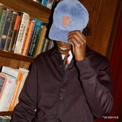 Rowing Blazers X '47 Wide-Wale Mets Cap -Modern Outfit Shop RB 47 CAMPAIGN 17