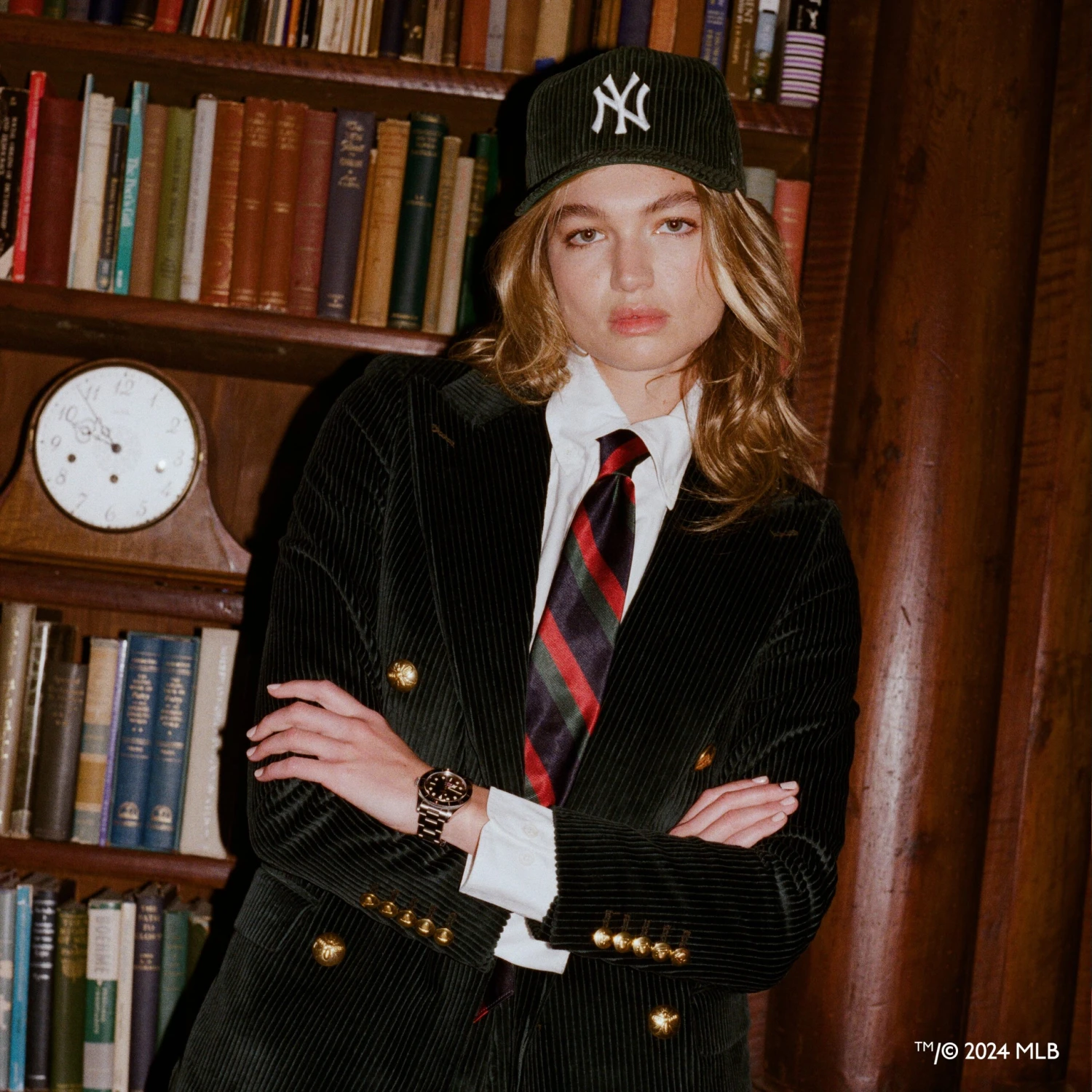 Rowing Blazers X '47 Wide-Wale Yankees Cap 8 Rowing Blazers X '47 Wide-Wale Yankees Cap - Image 6