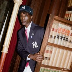 Rowing Blazers X '47 Navy Yankees Blazer 13 Rowing Blazers X '47 Navy Yankees Blazer -Modern Outfit Shop RB 47 CAMPAIGN 20