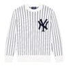 Rowing Blazers X '47 Pinstripe Yankees Sweater -Modern Outfit Shop RB 47MLB SWEATER NY YANKEE WHITE FRONT