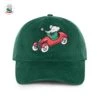 Babar Green Corduroy Car Cap -Modern Outfit Shop RB BABAR HAT CAR GREEN FRONT