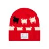Warm & Wonderful Cotton Sheep Beanie -Modern Outfit Shop RB BEANIE SHEEP RED FRONT