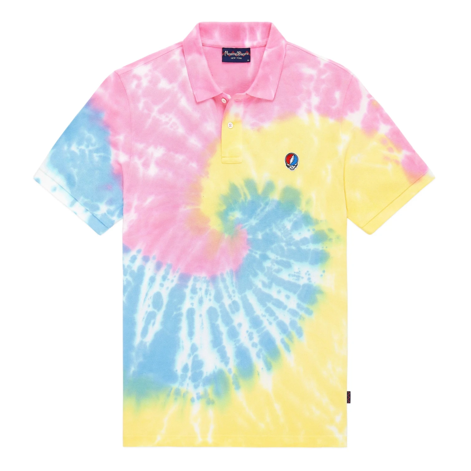 Stealie Tie-Dye Polo 3 Stealie Tie-Dye Polo