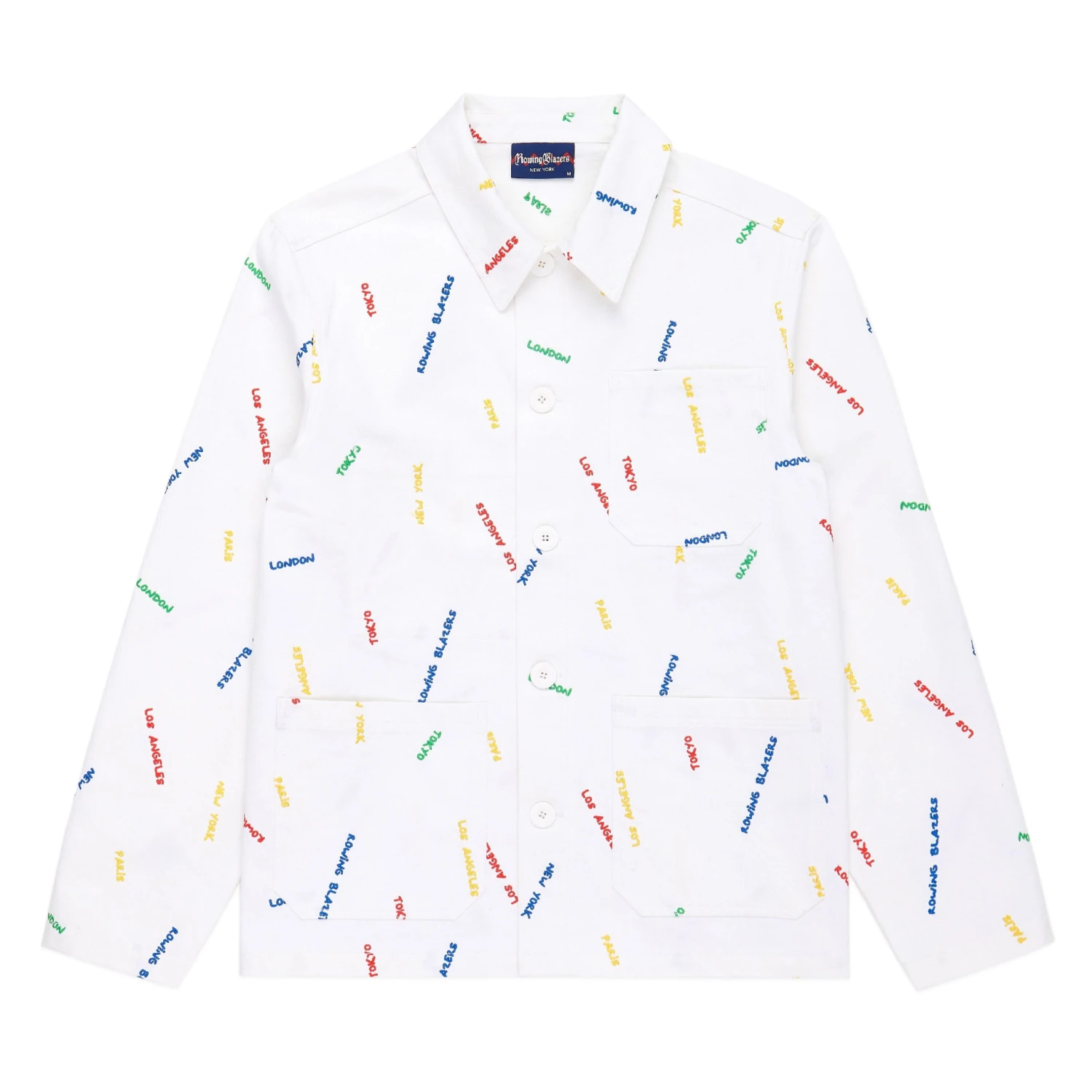 "Cities" Critter-Embroidery Chore Coat 3 "Cities" Critter-Embroidery Chore Coat