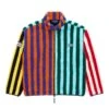 Mixed Stripe Sherpa Fleece 1 Mixed Stripe Sherpa Fleece -Modern Outfit Shop RB JACKET SHERPA MULTI FRONT