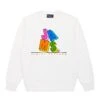 Rowing Blazers X Jams World '90s Crewneck -Modern Outfit Shop RB JAMS CREWNECK WHITE FRONT