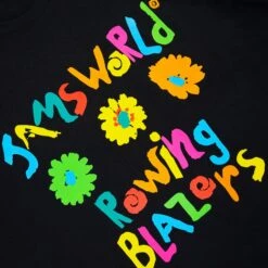 Rowing Blazers X Jams World '90s Tee -Modern Outfit Shop RB JAMS TEE BLACK D