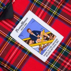 Men's Royal Stewart Tartan Jacket -Modern Outfit Shop RB M BLAZER ROYALSTUART RED D1