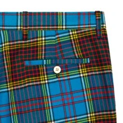 Men's Standard Fit Anderson Tartan Trousers -Modern Outfit Shop RB M TROUSERS ANDERSON BLUE D2