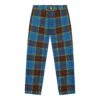 Men's Standard Fit Anderson Tartan Trousers -Modern Outfit Shop RB M TROUSERS ANDERSON BLUE FRONT