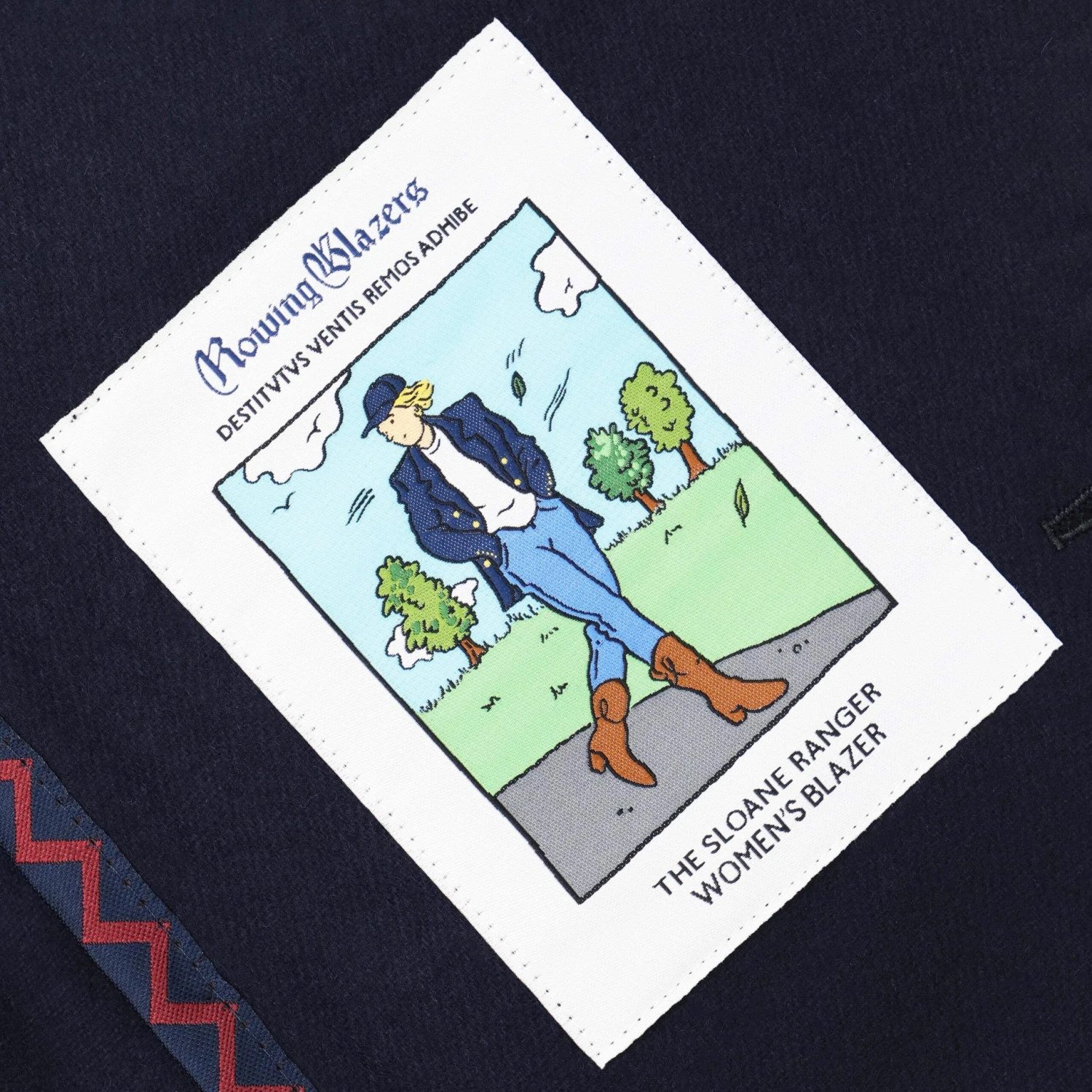 Women's Navy Diana Blazer 6 Women's Navy Diana Blazer - Image 4