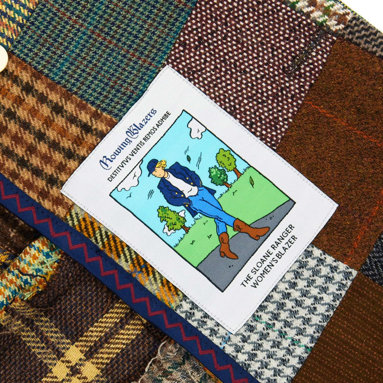 Women's Patchwork Tweed Diana Jacket (PREORDER) 4 Women's Patchwork Tweed Diana Jacket (PREORDER) - Image 2