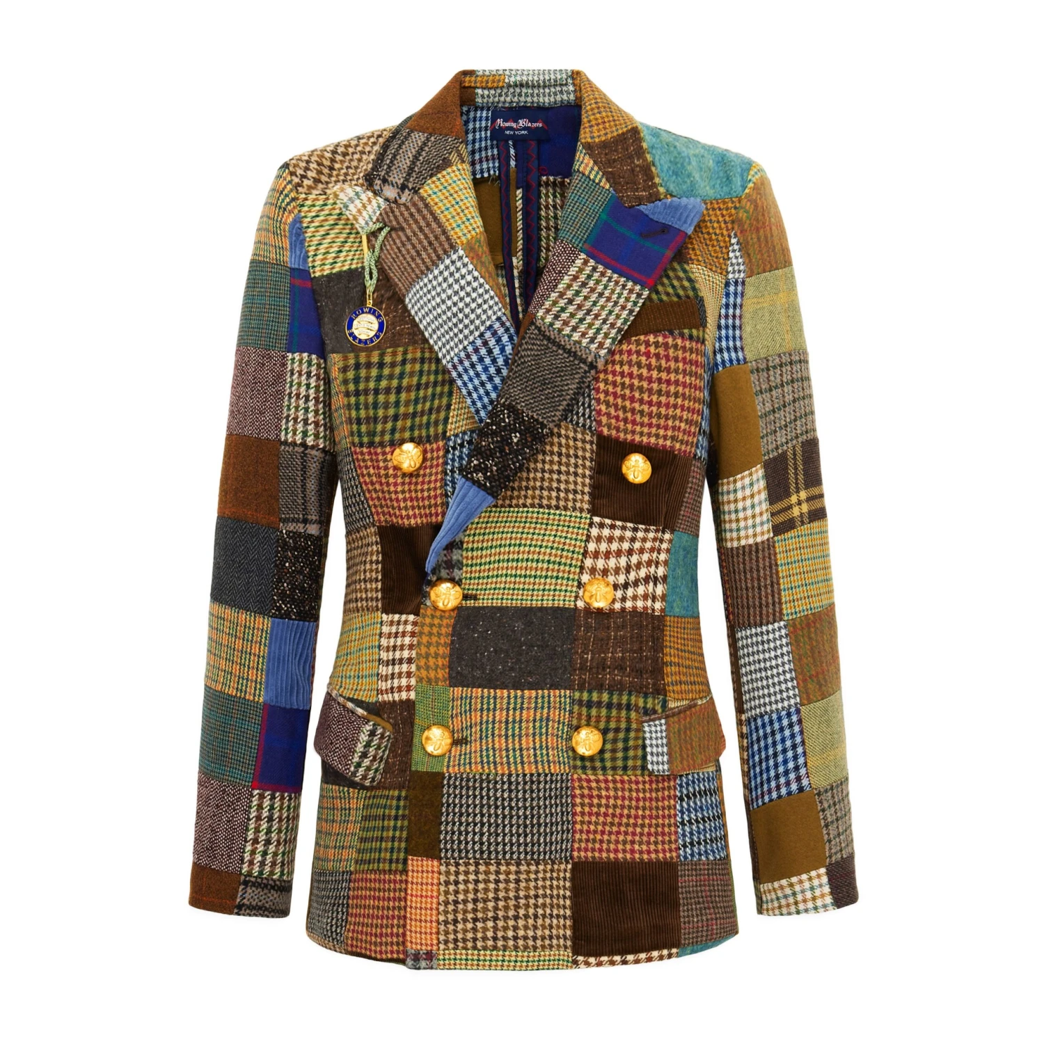 Women's Patchwork Tweed Diana Jacket (PREORDER) 3 Women's Patchwork Tweed Diana Jacket (PREORDER)