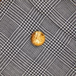 Women's Prince Of Wales Tartan Diana Jacket -Modern Outfit Shop RB W BLAZER PRINCEOFWALES GREY D3