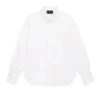 Caroline Back-Button Oxford Shirt -Modern Outfit Shop RB W OXFORD RELAXED WHITE FRONT