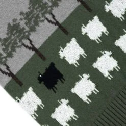 Warm & Wonderful Scenic Sheep Vest -Modern Outfit Shop RB WW VEST SCENIC MULTI D