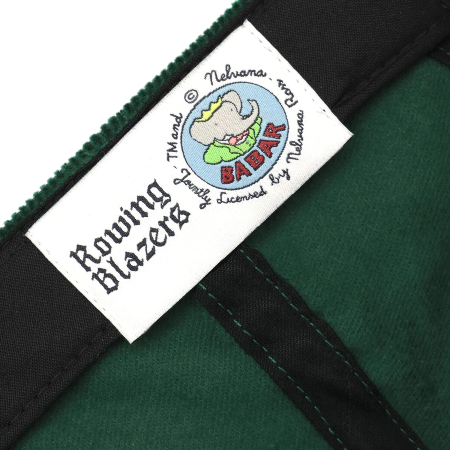 Babar Green Corduroy Car Cap 5 Babar Green Corduroy Car Cap - Image 3