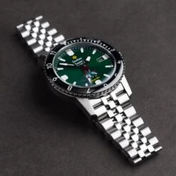 Zodiac X Rowing Blazers For Harry's Bar Super Sea Wolf 26 Zodiac X Rowing Blazers For Harry's Bar Super Sea Wolf -Modern Outfit Shop ZODIAC WATCH GREEN FRONT 1