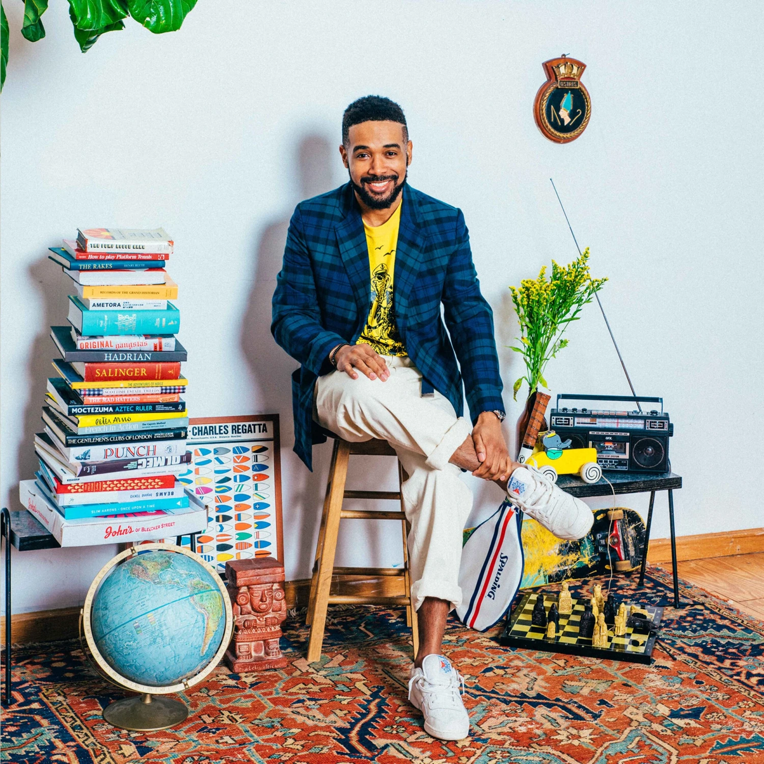 Men's Blackwatch Madras Cotton Jacket 8 Men's Blackwatch Madras Cotton Jacket - Image 6