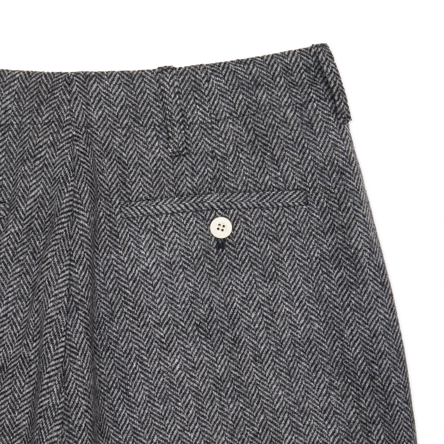 Women's Wool Herringbone Trousers 7 Women's Wool Herringbone Trousers - Image 6