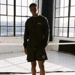 Arthur Ashe X UNINTERRUPTED Mesh Gym Shorts 15 Arthur Ashe X UNINTERRUPTED Mesh Gym Shorts -Modern Outfit Shop color black 4 839ae720 f496 4aa2 8163 23e6554e8871