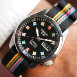 Rowing Blazers X Seiko 5 Sports Watch (Limited Edition 2022) -Modern Outfit Shop color black 9 a11a90e3 6ec2 4b0d 9d5e 3d3b5442ba87