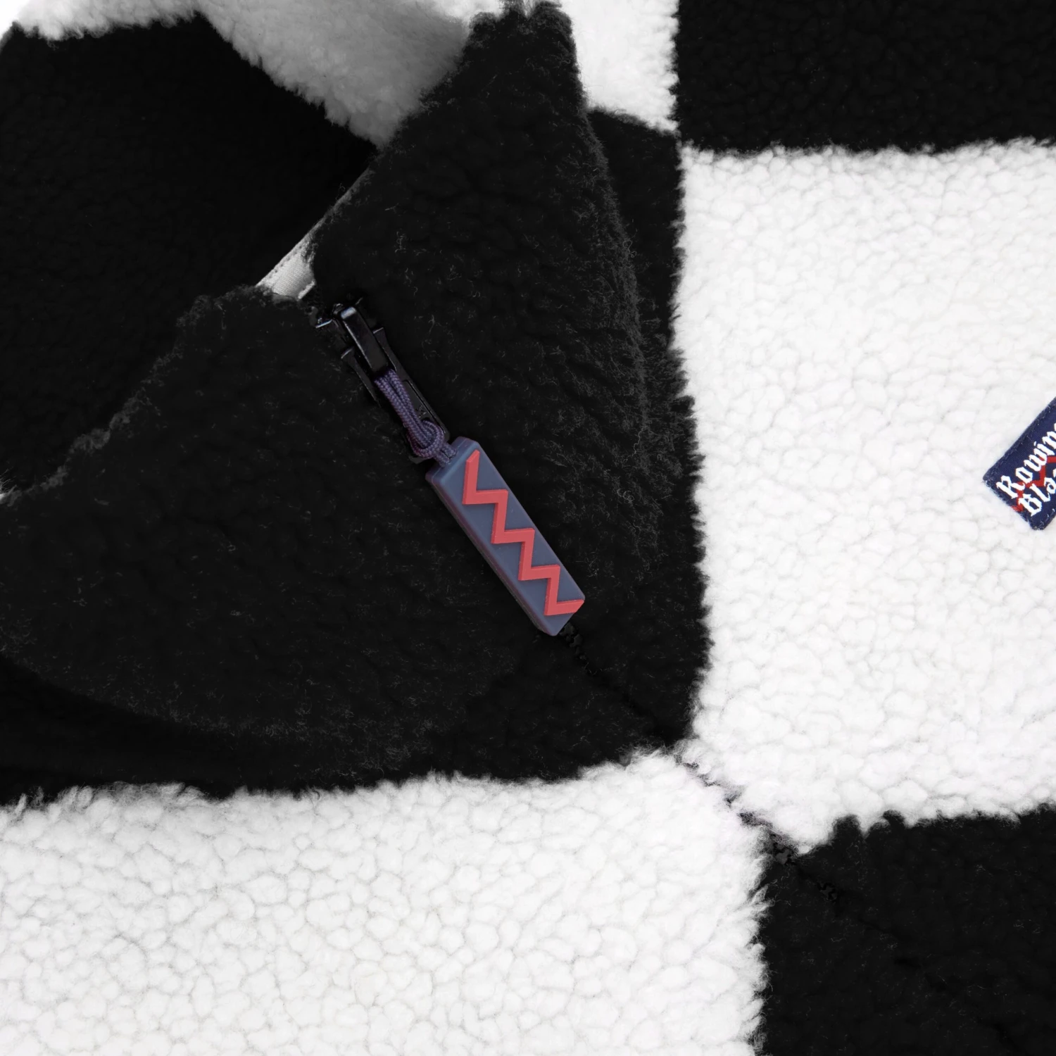 Harlequin Deep-Pile Sherpa "Jockey" Fleece 4 Harlequin Deep-Pile Sherpa "Jockey" Fleece - Image 2