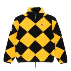 Harlequin Deep-Pile Sherpa "Jockey" Fleece 39 Harlequin Deep-Pile Sherpa "Jockey" Fleece -Modern Outfit Shop color black yellow 1 5e44ef80 f592 47bc bec5 6b8bb9859519