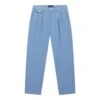 Men's Pleated Relaxed Fit Cotton Twill Trousers -Modern Outfit Shop color blue 1 03c6b771 2cdb 4d36 8b44 4baeb498f518