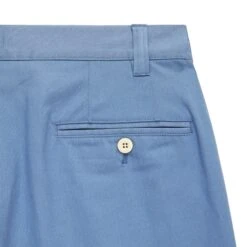Men's Pleated Relaxed Fit Cotton Twill Trousers -Modern Outfit Shop color blue 3 3394b1c5 73cc 4b21 8016 b1a48e664af8