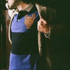 Men's Herringbone Blazer -Modern Outfit Shop color brown 6