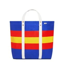 Rowing Blazers X J.Stark Woodbine Tote Bag -Modern Outfit Shop color climber stripe 1