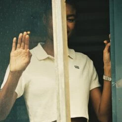 Women's Cropped Terry Cloth Polo 19 Women's Cropped Terry Cloth Polo -Modern Outfit Shop color cream 6 dd142ebe 7034 4bd4 866c bf3154dfeba6