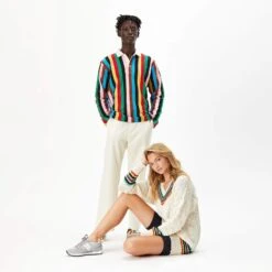 Wool Cricket Sweater -Modern Outfit Shop color croquet 5