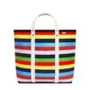 Rowing Blazers X J.Stark Woodbine Tote Bag -Modern Outfit Shop color croquet stripe 1